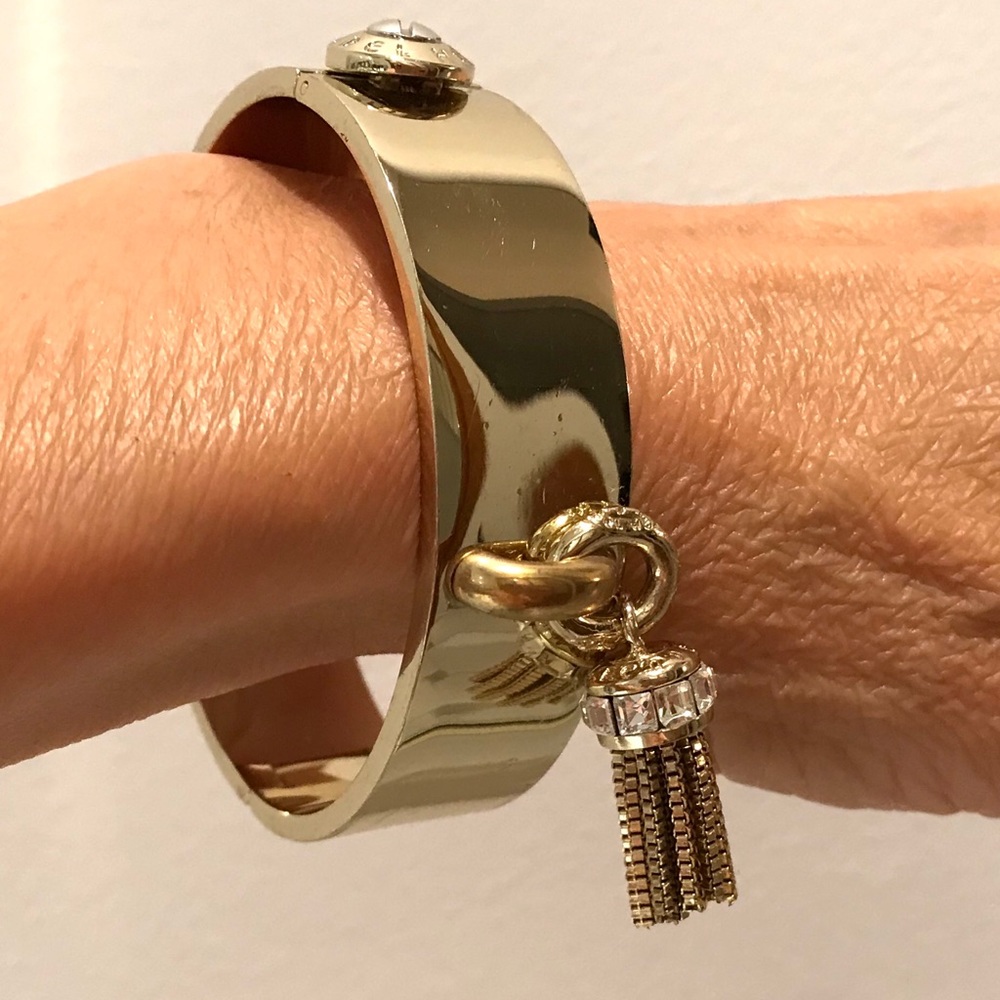 HENRI BENDEL✨Swarovski Tassel Bangle - Picture 1 of 9